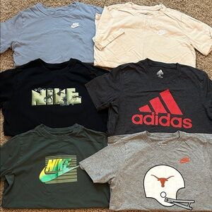 Set of 6 boys tees.